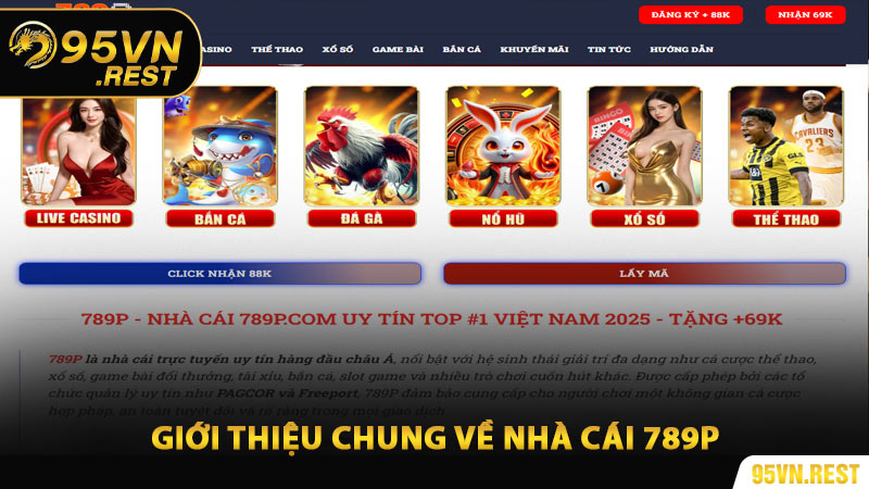 Giới thiệu chung về nhà cái 789P